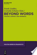 Beyond words content, context, and inference /