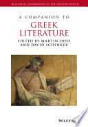 A companion to Greek literature /