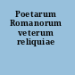 Poetarum Romanorum veterum reliquiae