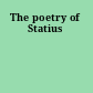 The poetry of Statius