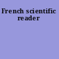 French scientific reader