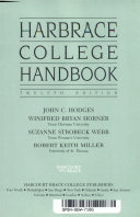 Harbrace college handbook /