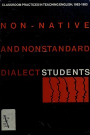 Non-native and nonstandard dialect students /