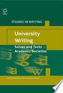 University writing selves and texts in academic societies /