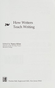 How writers teach writing /