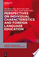 Perspectives on individual characteristics and foreign language education