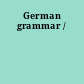 German grammar /