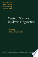 Current studies in Slavic linguistics /