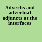 Adverbs and adverbial adjuncts at the interfaces