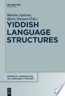 Yiddish language structures /