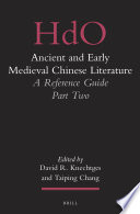 Ancient and early medieval Chinese literature. a reference guide /