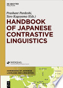 Handbook of Japanese contrastive linguistics /