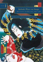 Kabuki plays on stage /