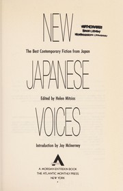 New Japanese voices : the best contemporary fiction from Japan /