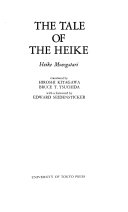 The tale of the Heike = Heike monogatari /