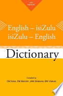 English-isiZulu, IsiZulu-English dictionary /