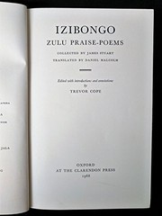 Izibongo: Zulu praise-poems /