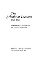 The Arbuthnot lectures, 1980-1989 /