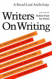 Writers on writing /