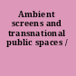 Ambient screens and transnational public spaces /