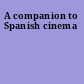 A companion to Spanish cinema