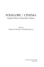 Folklore/Cinema Popular Film as Vernacular Culture /