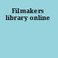 Filmakers library online