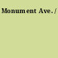 Monument Ave. /