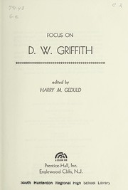 Focus on D.W. Griffith /