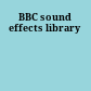 BBC sound effects library