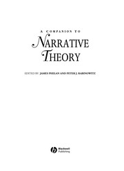 A companion to narrative theory /