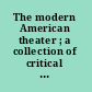 The modern American theater ; a collection of critical essays /