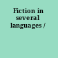 Fiction in several languages /