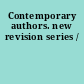 Contemporary authors. new revision series /