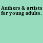 Authors & artists for young adults.