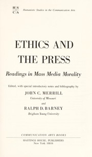 Ethics and the press : readings in mass media morality /