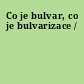 Co je bulvar, co je bulvarizace /