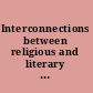 Interconnections between religious and literary visions /
