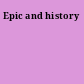 Epic and history
