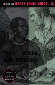 "Race," writing, and difference /
