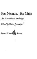 For Neruda, for Chile : an international anthology /