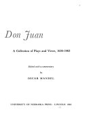 The Theatre of Don Juan : a collection of plays and views, 1630-1963 /