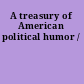 A treasury of American political humor /