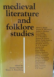 Medieval literature and folklore studies ; essays in honor of Francis Lee Utley /