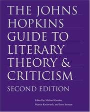 The Johns Hopkins guide to literary theory & criticism /