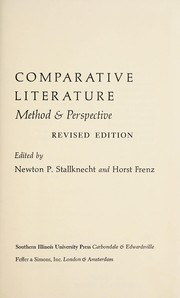 Comparative literature : method & perspective /