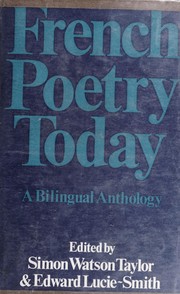 French poetry today ; a bilingual anthology /