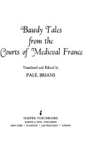 Bawdy tales from the courts of medieval France /