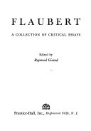 Flaubert : a collection of critical essays /