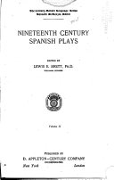 Nineteenth century Spanish plays /